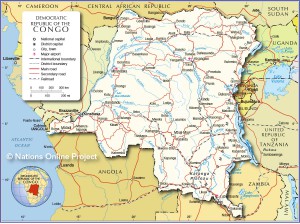 Kongo Karte